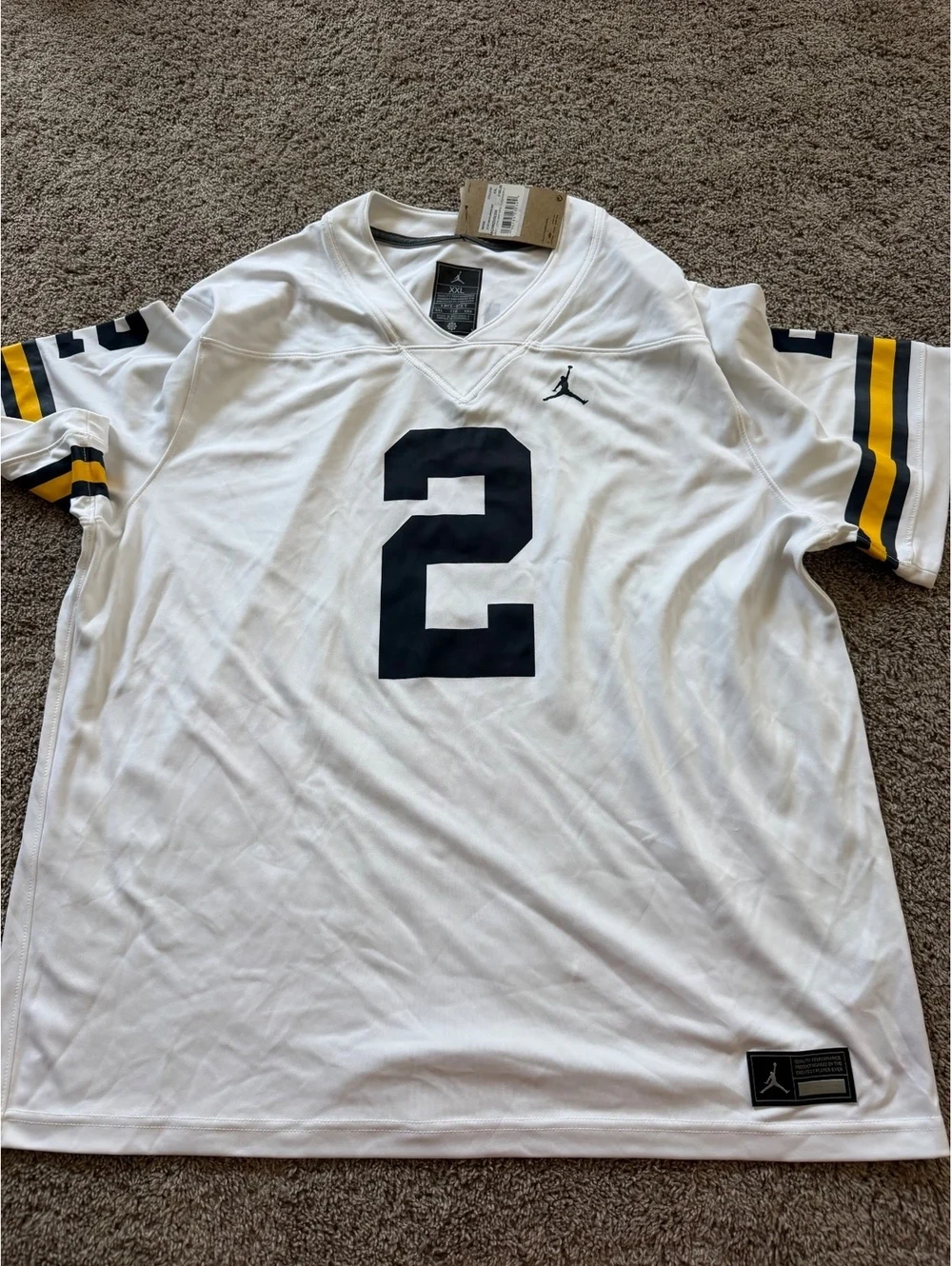 Jordan Dri-Fit Will Johnson Michigan Wolverines Jersey XXL